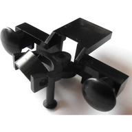 Lego nárazník pro vlak, černá (4022c01 BLACK)